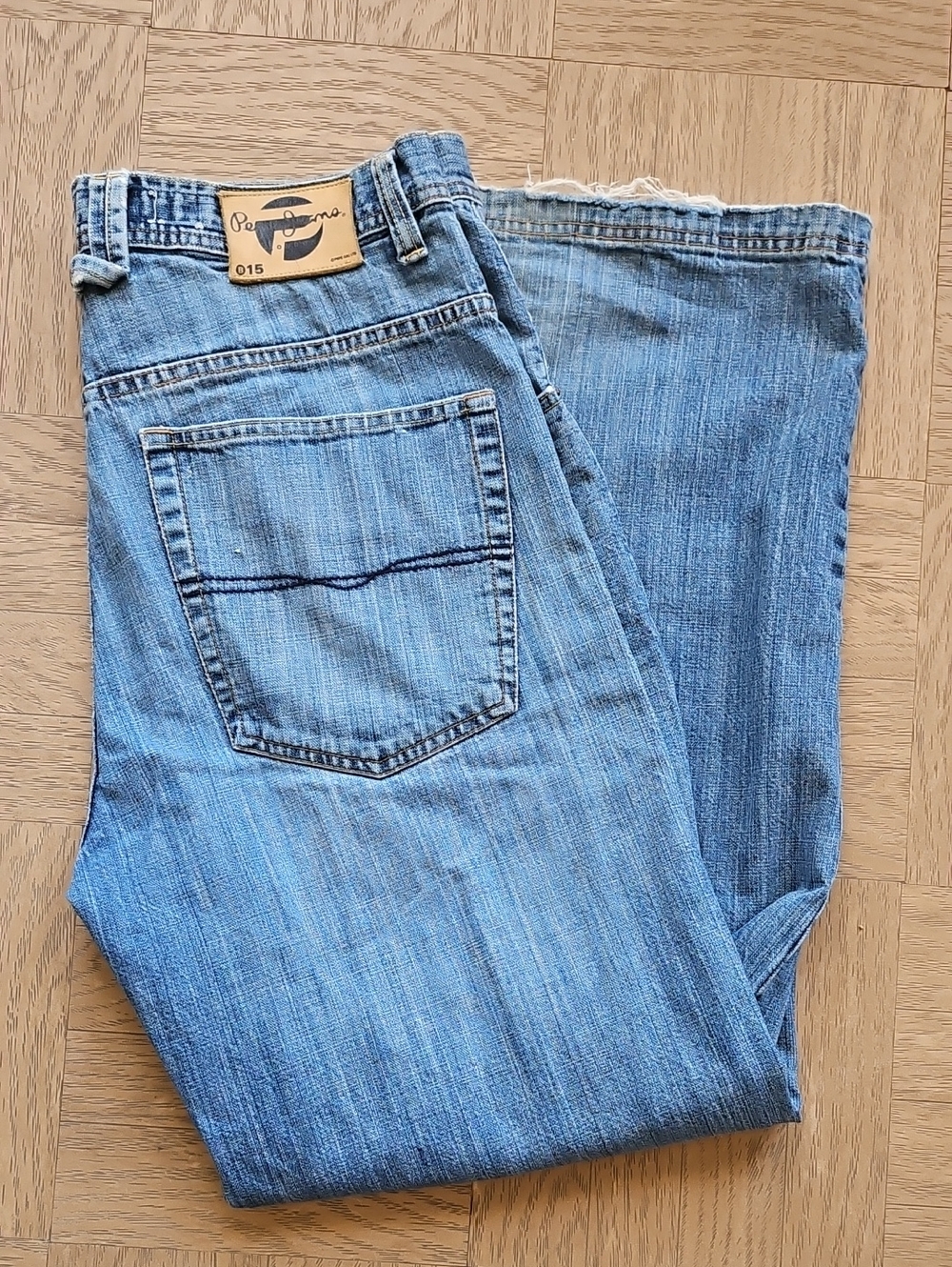 Pepe Jeans Light Blue Relaxed Men's Jeans 34x32